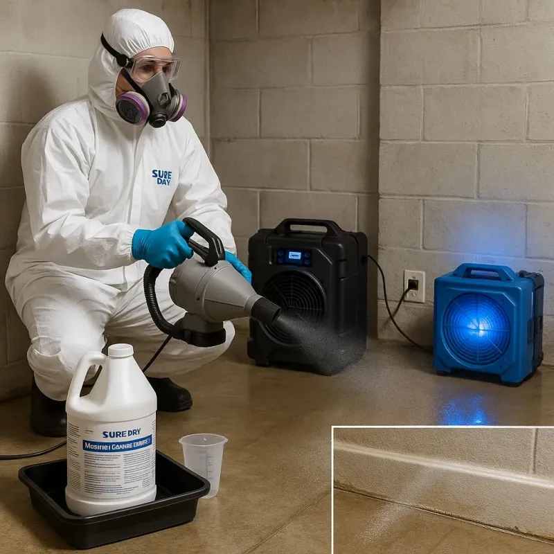 Sanitization and Odor Removal process in Greenville, NC