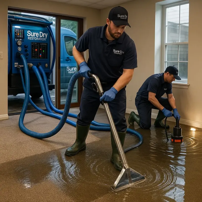 Water Extraction and Removal process in Greenville, NC
